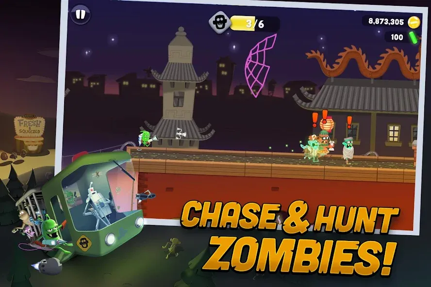 Взломанная Zombie Catchers : Hunt & sell (Зомби Кэтчерс)  [МОД Mega Pack] — стабильная версия apk на Андроид screen 1