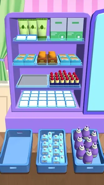 Взломанная Fill Up Fridge：Organizing Game  [МОД Все открыто] — полная версия apk на Андроид screen 2