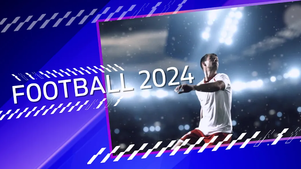 Взломанная Football 24 (Футбол 23)  [МОД Unlimited Money] — полная версия apk на Андроид screen 1