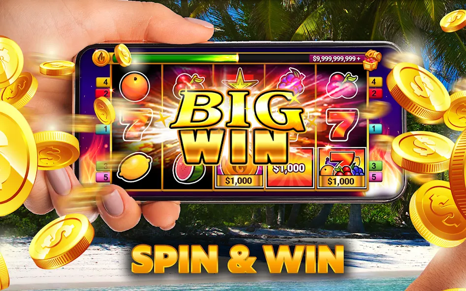 Скачать взломанную Casino Slots — Slot Machines  [МОД Unlocked] — стабильная версия apk на Андроид screen 1