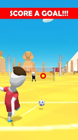 Скачать взлом Stickman Freekick: Soccer game  [МОД Бесконечные деньги] — стабильная версия apk на Андроид screen 2