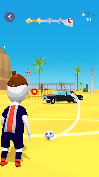 Скачать взлом Stickman Freekick: Soccer game  [МОД Бесконечные деньги] — стабильная версия apk на Андроид screen 4