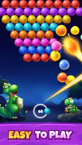 Взлом Bubble Shooter Primitive Eggs (Бабл Шутер Примитивные Яйца)  [МОД Unlimited Money] — полная версия apk на Андроид screen 4