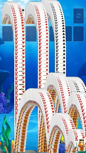 Взломанная Solitaire Fish  [МОД Бесконечные монеты] — полная версия apk на Андроид screen 5