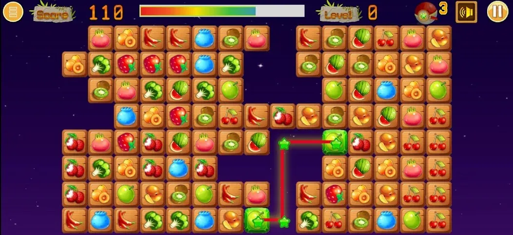 Взлом Link fruits — fruit match pair  [МОД Unlocked] — полная версия apk на Андроид screen 4