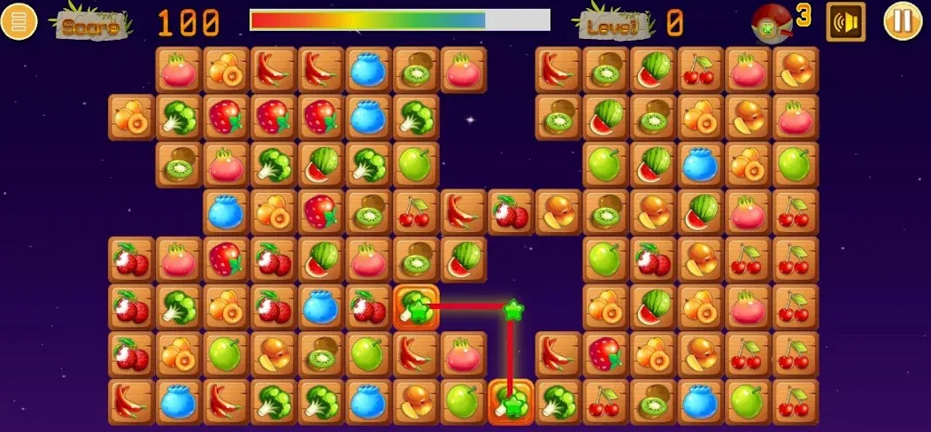 Взлом Link fruits — fruit match pair  [МОД Unlocked] — полная версия apk на Андроид screen 5