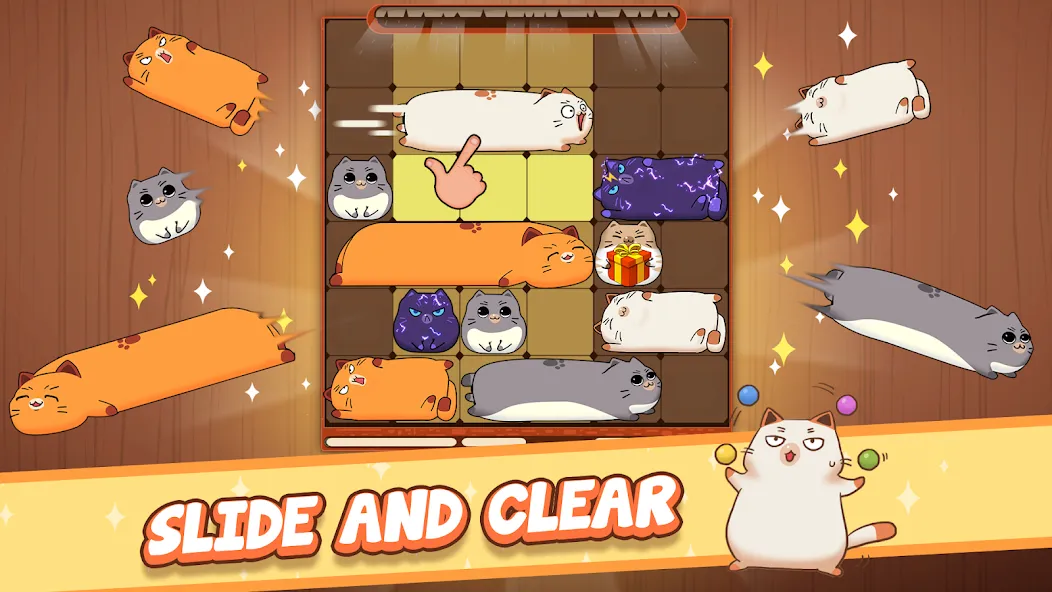 Взлом Haru Cats: Cute Sliding Puzzle (Хару Кэтс)  [МОД Menu] — полная версия apk на Андроид screen 1