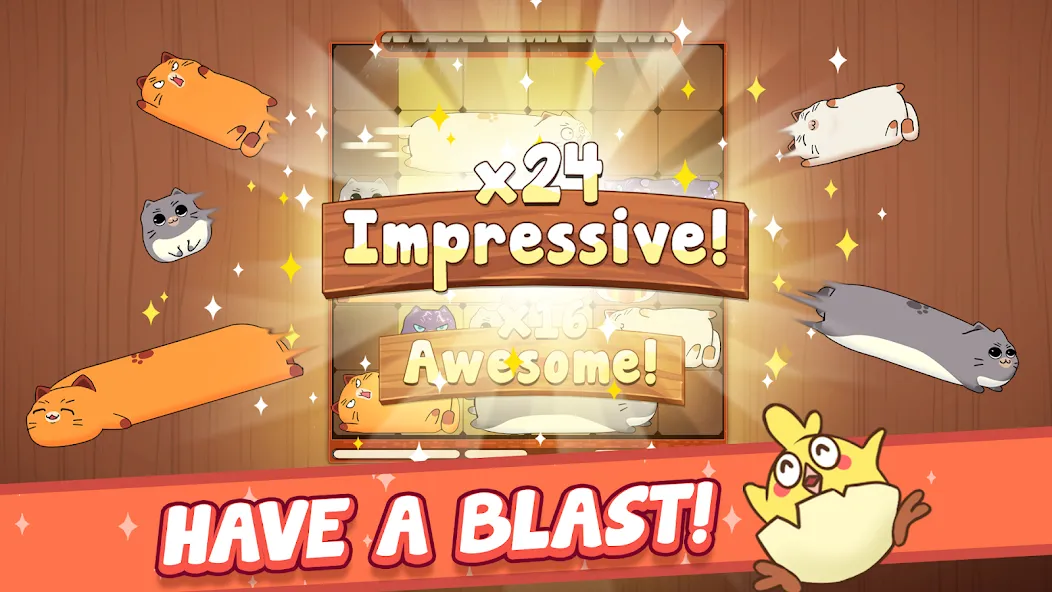 Взлом Haru Cats: Cute Sliding Puzzle (Хару Кэтс)  [МОД Menu] — полная версия apk на Андроид screen 2