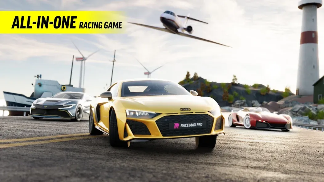 Скачать взлом Race Max Pro — Car Racing (Рейс Макс Про)  [МОД Много монет] — полная версия apk на Андроид screen 1