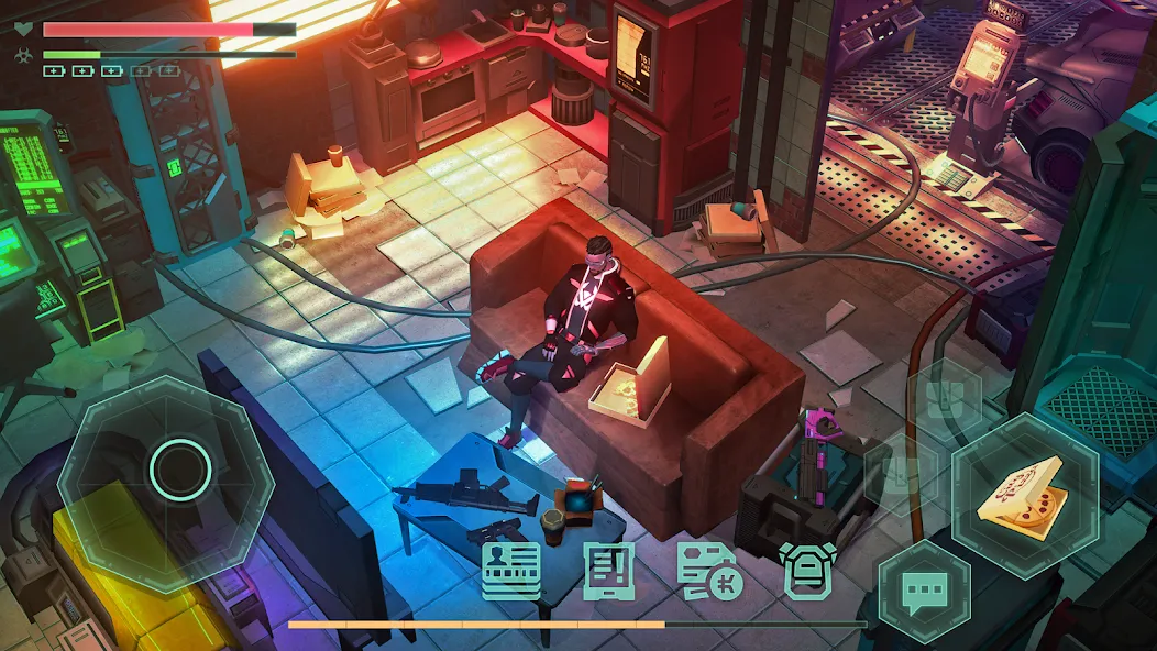 Скачать взлом Cyberika: Action Cyberpunk RPG (Сайберика)  [МОД Unlocked] — последняя версия apk на Андроид screen 2