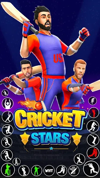 Скачать взломанную Play Cricket Games (Плей Крикет Геймс)  [МОД Unlocked] — стабильная версия apk на Андроид screen 4