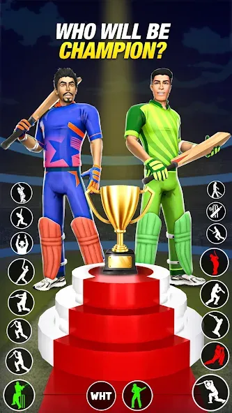 Скачать взломанную Play Cricket Games (Плей Крикет Геймс)  [МОД Unlocked] — стабильная версия apk на Андроид screen 5