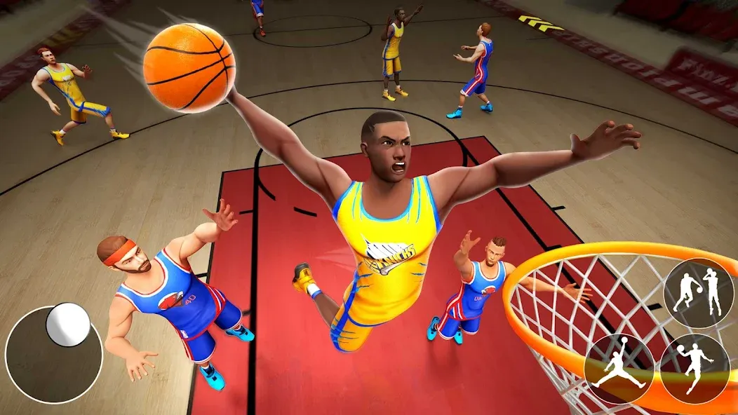 Взлом Dunk Smash: Basketball Games (Баскетбольные игры)  [МОД Меню] — последняя версия apk на Андроид screen 1