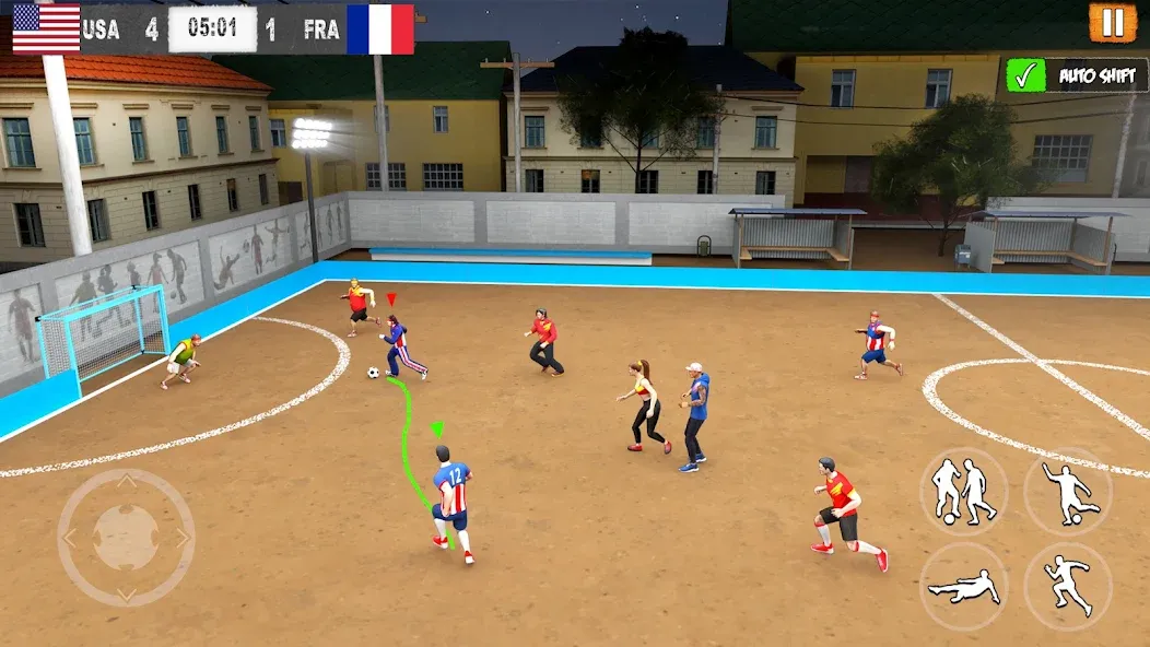 Скачать взлом Street Football: Futsal Games (Стрит Футбол)  [МОД Много монет] — стабильная версия apk на Андроид screen 3