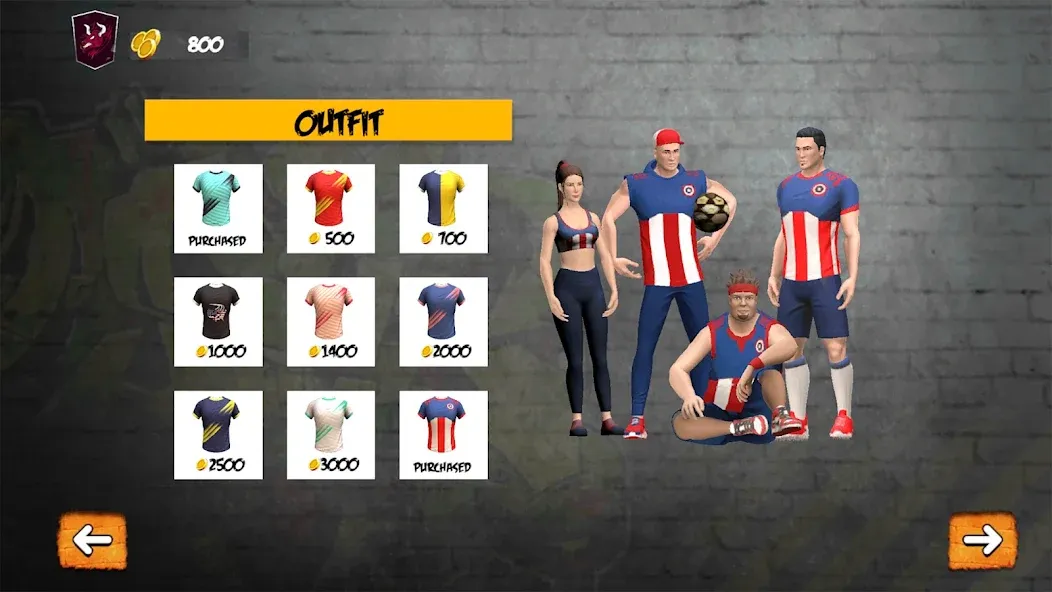 Скачать взлом Street Football: Futsal Games (Стрит Футбол)  [МОД Много монет] — стабильная версия apk на Андроид screen 4