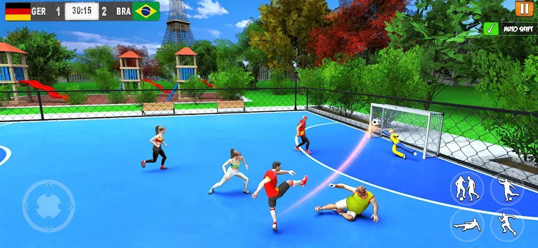 Скачать взлом Street Football: Futsal Games (Стрит Футбол)  [МОД Много монет] — стабильная версия apk на Андроид screen 5