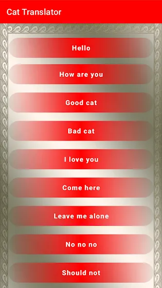 Взломанная Translator for Cats Prank  [МОД Много монет] — последняя версия apk на Андроид screen 2