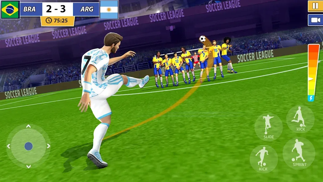 Взломанная Soccer Star: Soccer Kicks Game (окер Стар)  [МОД Unlocked] — полная версия apk на Андроид screen 3