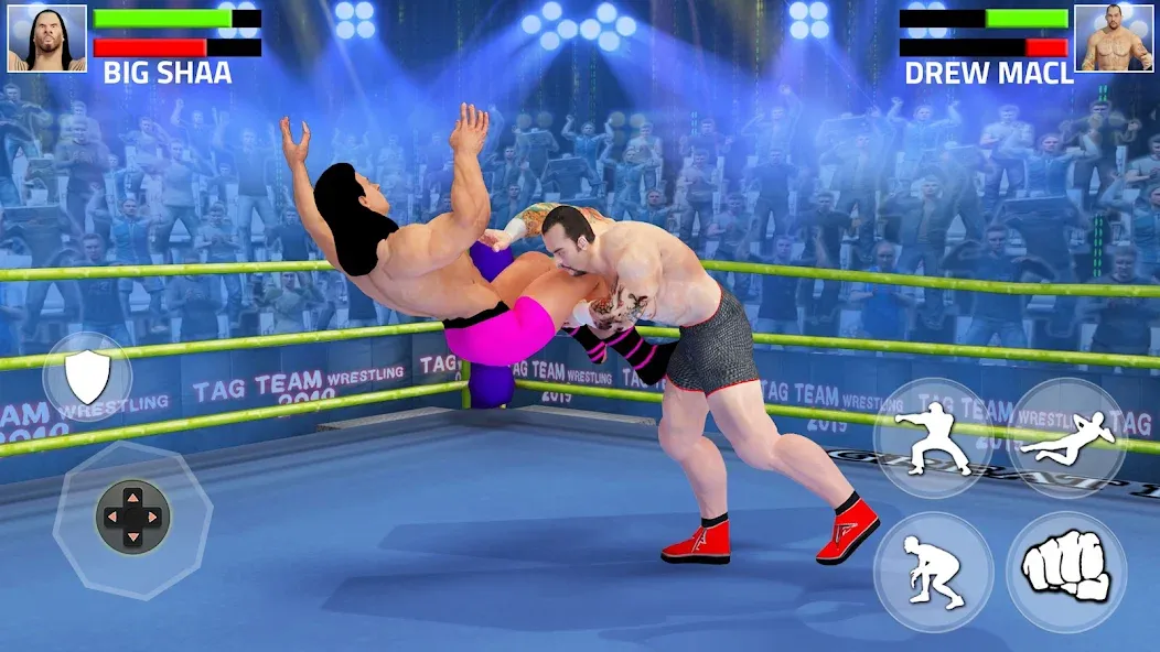 Скачать взлом Tag Team Wrestling Game (Таг Тим Реслинг Гейм)  [МОД Много монет] — последняя версия apk на Андроид screen 5