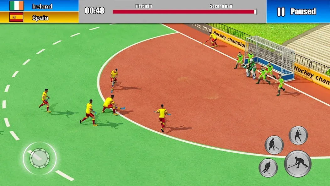 Скачать взломанную Field Hockey Game (Филдхоккей игра)  [МОД Бесконечные деньги] — последняя версия apk на Андроид screen 1