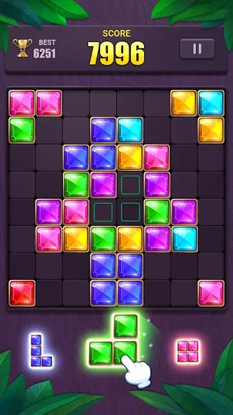 Взлом Block Puzzle: Jewel Blast Game  [МОД Много монет] — стабильная версия apk на Андроид screen 2