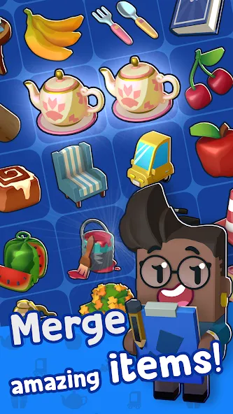 Взломанная Merge Mayor — Match Puzzle (Мэрдж Мэер)  [МОД Много монет] — стабильная версия apk на Андроид screen 4