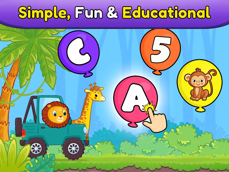 Скачать взлом Balloon Pop Kids Learning Game  [МОД Menu] — стабильная версия apk на Андроид screen 2