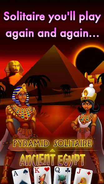 Взломанная Pyramid Solitaire — Egypt (Пирамиды пасьянс)  [МОД Много денег] — последняя версия apk на Андроид screen 2