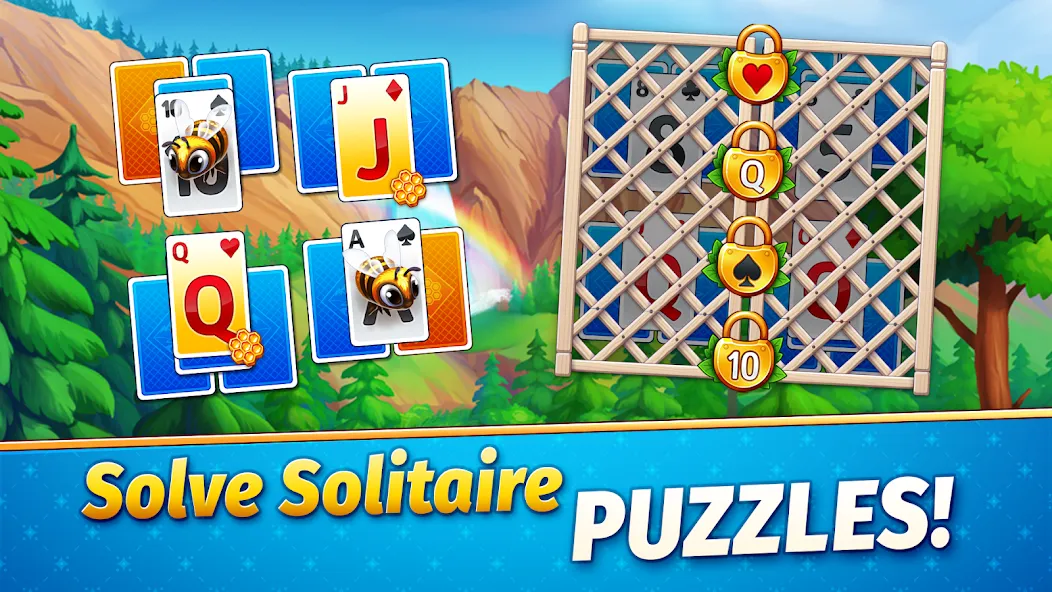 Взломанная Solitaire Golden Prairies  [МОД Unlocked] — последняя версия apk на Андроид screen 4