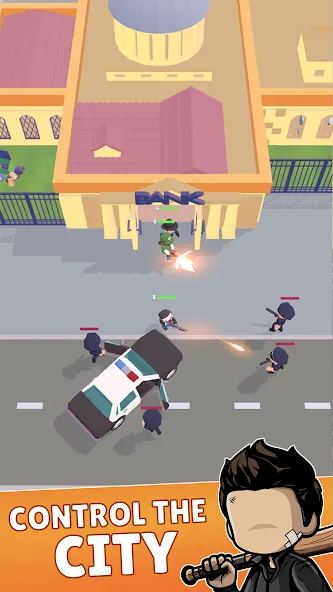 Взломанная Merge Gangster Heist vs Police (Мердж Гангстер Хейст)  [МОД Mega Pack] — последняя версия apk на Андроид screen 4