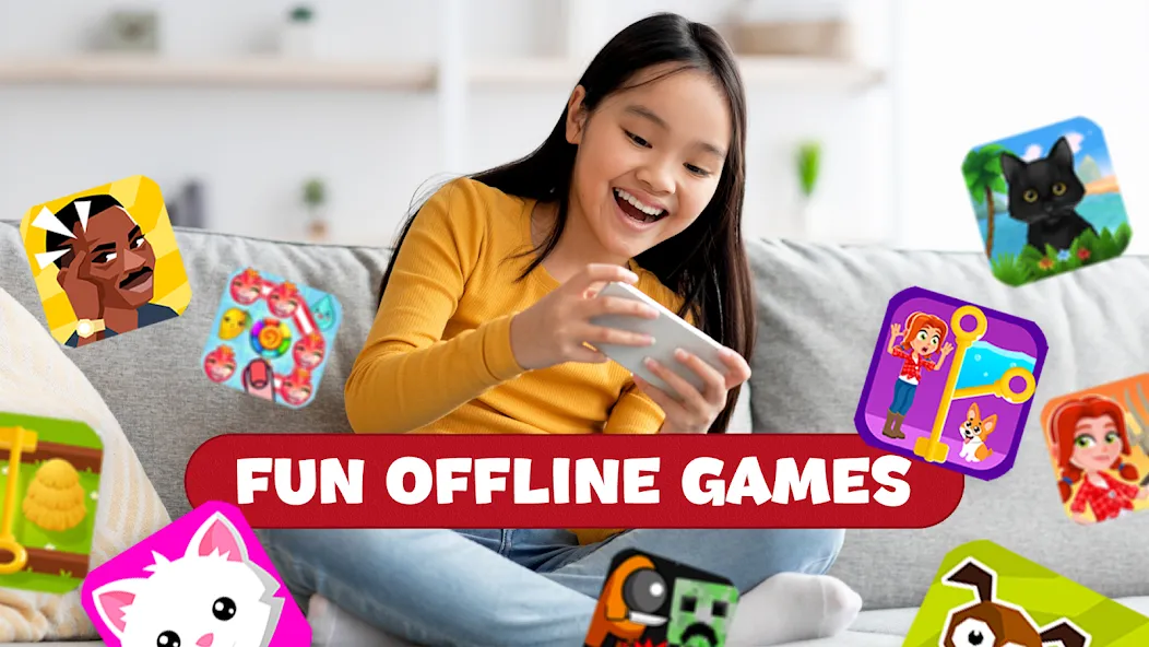 Взломанная Offline Games: don't need wifi  [МОД Unlimited Money] — стабильная версия apk на Андроид screen 1