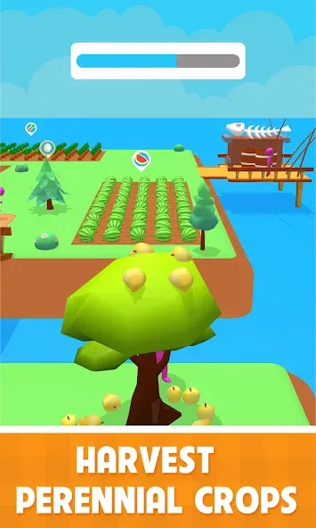 Скачать взломанную Family Farm Land 3D (Фарм Фэмили 3Д)  [МОД Меню] — полная версия apk на Андроид screen 1