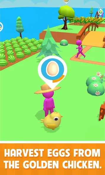 Скачать взломанную Family Farm Land 3D (Фарм Фэмили 3Д)  [МОД Меню] — полная версия apk на Андроид screen 3