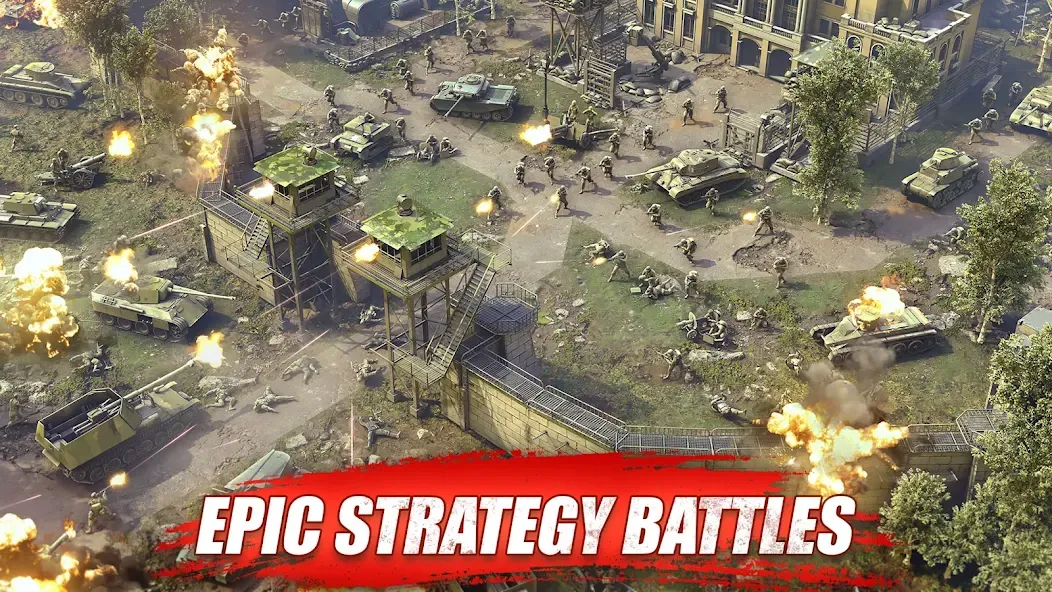 Взломанная Heroes of War: Idle army game (Герои войны)  [МОД Mega Pack] — полная версия apk на Андроид screen 5