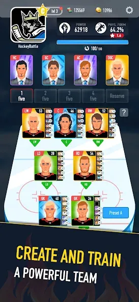 Взломанная Hockey Battle 2 (Хоккей Батл 2)  [МОД Unlimited Money] — последняя версия apk на Андроид screen 3