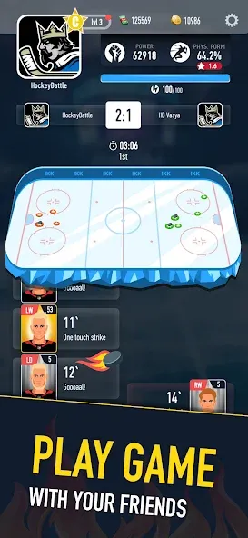 Взломанная Hockey Battle 2 (Хоккей Батл 2)  [МОД Unlimited Money] — последняя версия apk на Андроид screen 4