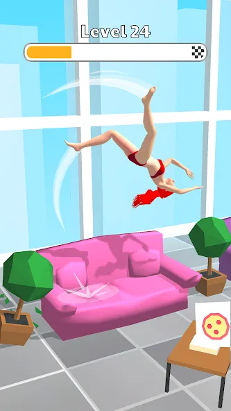 Скачать взлом Human Flip: Jump Master Game (Хуман Флип)  [МОД Unlimited Money] — полная версия apk на Андроид screen 1