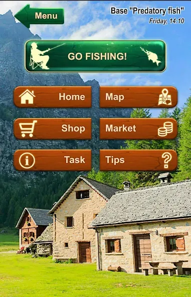 Взлом Fishing Baron — fishing game  [МОД Mega Pack] — последняя версия apk на Андроид screen 1