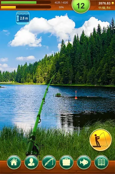 Взлом Fishing Baron — fishing game  [МОД Mega Pack] — последняя версия apk на Андроид screen 2