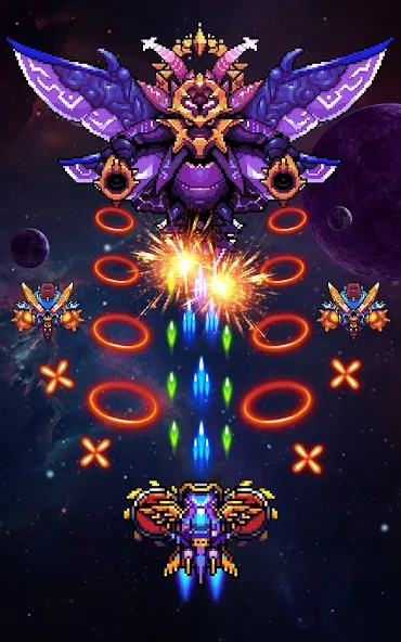 Взломанная Falcon Squad — Galactica (Фалькон Сквад)  [МОД Много монет] — последняя версия apk на Андроид screen 3