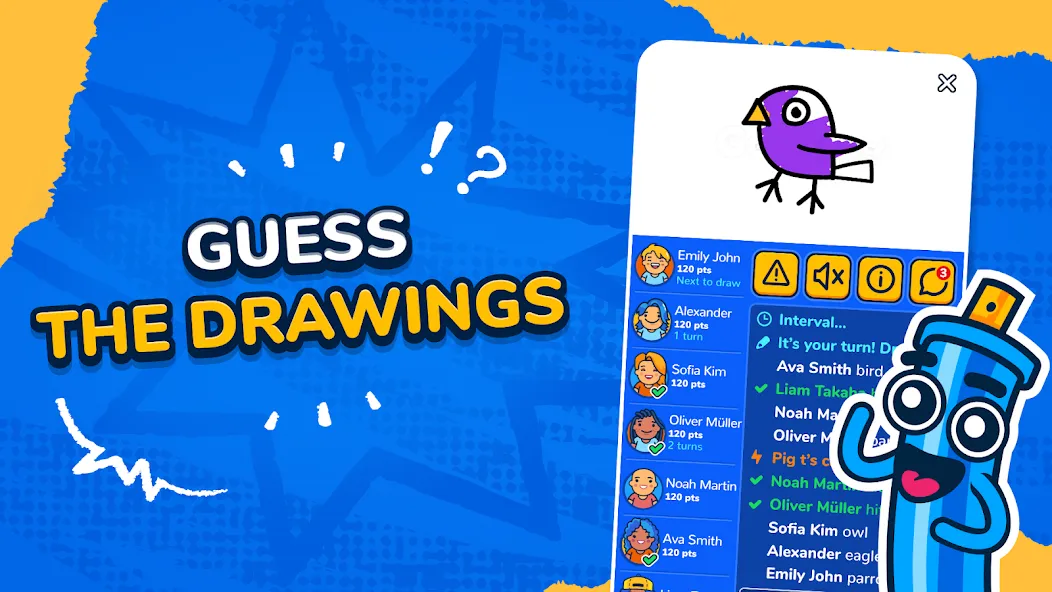 Взлом Gartic.io — Draw, Guess, WIN  [МОД Menu] — стабильная версия apk на Андроид screen 1