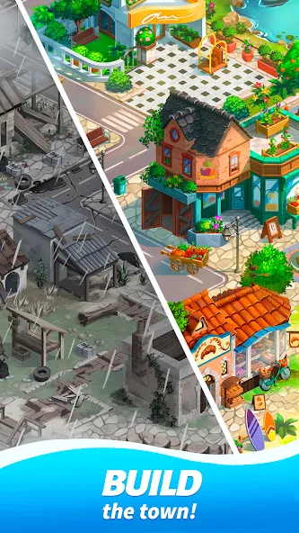 Взломанная Travel Town — Merge Adventure (Трэвел Таун)  [МОД Бесконечные монеты] — полная версия apk на Андроид screen 3