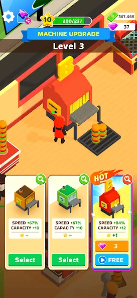 Скачать взломанную Burger Please!  [МОД Unlimited Money] — последняя версия apk на Андроид screen 3