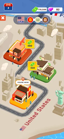 Скачать взломанную Burger Please!  [МОД Unlimited Money] — последняя версия apk на Андроид screen 5