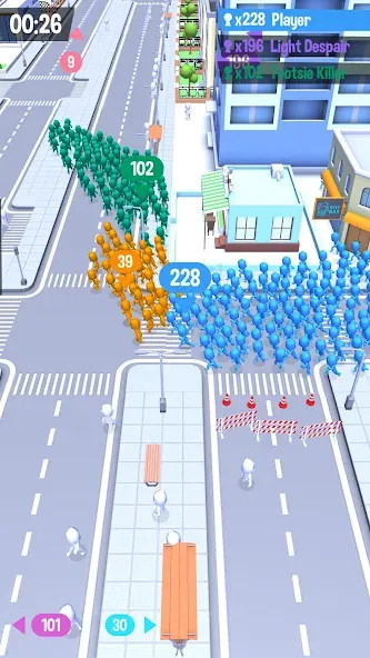 Скачать взломанную Crowd City (Крауд Сити)  [МОД Unlocked] — последняя версия apk на Андроид screen 1