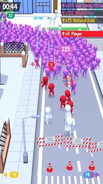 Скачать взломанную Crowd City (Крауд Сити)  [МОД Unlocked] — последняя версия apk на Андроид screen 2