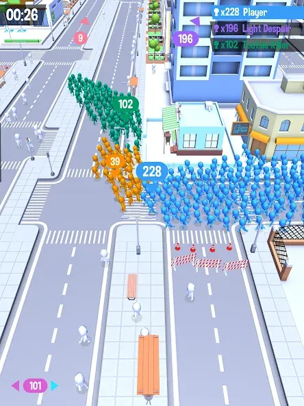 Скачать взломанную Crowd City (Крауд Сити)  [МОД Unlocked] — последняя версия apk на Андроид screen 5