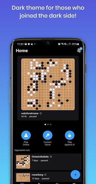 Взломанная Sente — Online GO (Сенте)  [МОД Mega Pack] — полная версия apk на Андроид screen 3