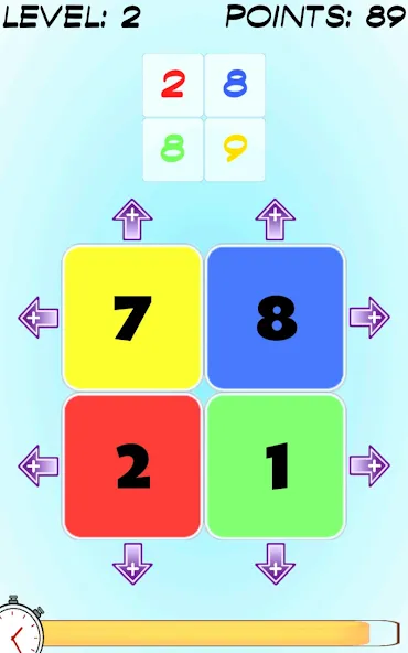 Скачать взломанную Squademath — numbers challenge (Скуадематх)  [МОД Меню] — полная версия apk на Андроид screen 1