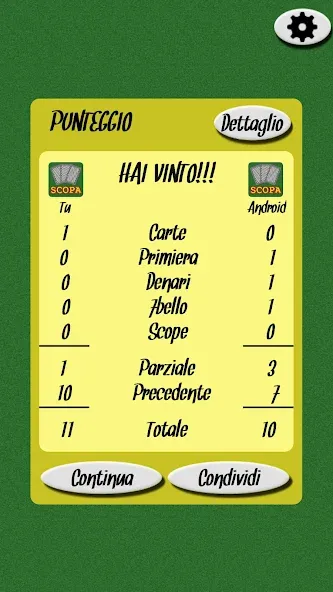 Скачать взломанную Scopa (Скопа)  [МОД Unlocked] — полная версия apk на Андроид screen 5